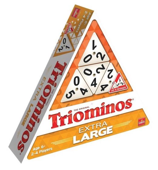 Triominos XL, eines der beliebten Spiele, das speziell für Senioren angepasst wurde