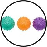 3er Set Glitter Knobby Balls