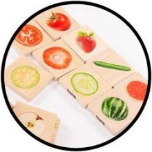 Memo-Spiel - Streichset für Obst und Gemüse