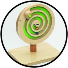 Holz-Bell-Spirale